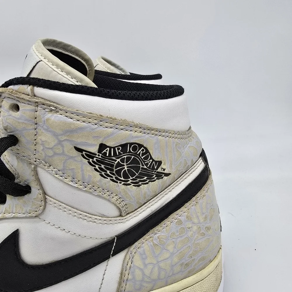 Nike Shoes Men’s 10.5 Air Jordan 1 Retro 2015 White Elephant Sneakers 839115-106
